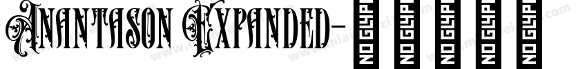 Anantason Expanded字体转换